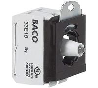BACO BA333EAGL10 - Elemento de contacto LED con adaptador de fijación, 1 cierre, color verde