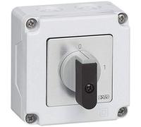 BACO BANB03AQ1 NB03AHQ - Interruptor de separación de carga (16 A, 1 unidad de 90°), color gris y negro