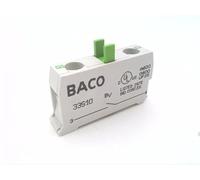 BACO CONTROLS Terminal de tornillo 33S10, bloque de contactos, 10A, 1NO, 600V