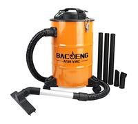 BACOENG Aspirador de Cenizas con Sistema de Doble Filtración, 20L Aspiradora Cenizas Pellets, 1200w