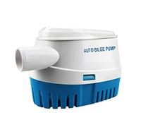 BACOENG Bomba de Achique 12v Barco con Interruptor de Flotador, Bomba Achique Barco 12v Automática 1100GPH/70LPM, Azul