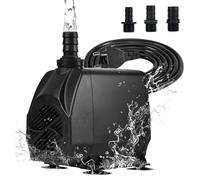 BACOENG Bomba de acuario, 100 W, 3800 L/H, bomba de agua, bomba para fuentes, estanques, estanques, acuarios, pozos pequeños, con enchufe de la UE