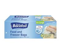 Bacofoil 20 bolsas para congelador, tamaño grande, 6 L, 29 x 47 cm