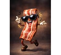 Bacon Dance Fitness Journal - Breakfast League: Workout Log and Training Tracker - Gym Planner and Progress Notebook