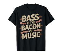 Bacon of Music Bajo Guitarrista Bajo Camiseta