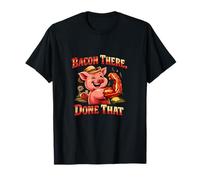Bacon There Done That Country Farm Pun Pig Gráfico Camiseta