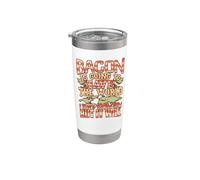 Bacon va a salvar el mundo Diseño de comida divertida Vaso térmico de acero inoxidable de doble pared