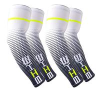 Bacophy - 2 pares de mangas para brazos con protecci n UV, refrescantes, para hombre y mujer, bloqueador solar, para ciclismo
