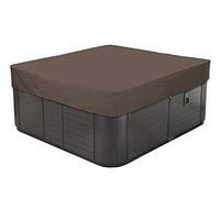 BaCover Cubierta para Bañera de Hidromasaje, 210D Funda para SPA Cuadrada, Impermeable Resistente a los Rayos UV, Varios Tamaños a Elegir,Café,210x210x30cm