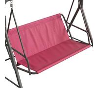 BaCover Repuesto Asiento Columpio Jardín Universal, Funda de Tela Impermeable 600D Oxford para Balancín 2/3 Plazas, Recambio de Lona Columpio Exterior y Porche,Rojo,144x(45+55) cm