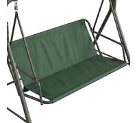 BaCover Repuesto Asiento Columpio Jardín Universal, Funda de Tela Impermeable 600D Oxford para Balancín 2/3 Plazas, Recambio de Lona Columpio Exterior y Porche,Verde,158x(54+54) cm