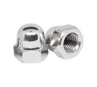 BACSHBY 20 Piezas Tuercas Ciegas Hexagonales M6 Acero Inoxidable DIN 1587 Tuercas Sombrerete Hexagonales para Tornillos, Pernos y Varillas Roscadas