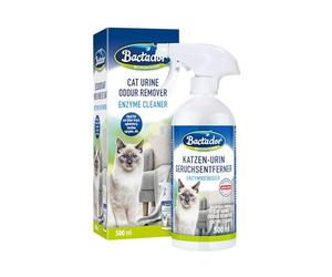 Bactador Desodorante En Spray Para Gatos 500ml - Limpiador Enzimático Microbiológico - Eliminador de olores mascotas Neutralizador - Contra La Orina De Gato Y Los Olores De Animales