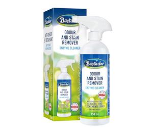 Bactador Eliminador De Olores Y Manchas 750ml - Spray - Limpiador Enzimático Biológico - Eliminador de olores - Para El Hogar, Coche Y Entorno Animal - neutralizador de olores para gatos