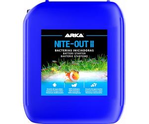 Bacterias iniciadoras Acuario - ARKA Nite-out II 5 L - Ideal para Inicio, Cambios de Agua y Peces nuevos - Elimina amonio y nitrito rápido - biológico, inmediato y Seguro para Peces