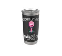 Bacteriófagos porque los antibióticos también necesitan héroes Vaso térmico de acero inoxidable de doble pared