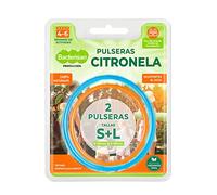 Bacterisan Pulseras Repelentes, con Citronela, Blister 1 Talla L + 1 Talla S