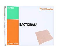 BACTIGRAS Gasa de parafina antiséptica, 10 x 10 cm