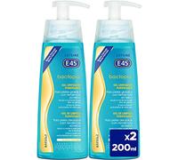 Bactopur Lutsine E45 - Gel Limpiador Purificante 2x200ml Pack Ahorro 2ªunidad 40% dto. - Limpia en profundidad Pieles Grasas y Acné - PH Equilibrado y Dermatológicamente testado
