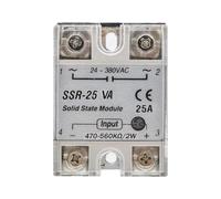 BACYDLPL Regulador de Voltaje de relé de Estado sólido SSR-10VA 25VA 40VA 60VA 80VA 100VA 24-380VAC Módulo monofásico Relé(SSR-80VA)