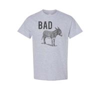 Bad Ass Mule Donkey Jackass Funny Men's tee Shirt Grey XL