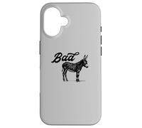 Bad Ass Vintage Distressed Retro Donkey Mule Burro Carcasa para iPhone 16