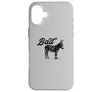 Bad Ass Vintage Distressed Retro Donkey Mule Burro Carcasa para iPhone 16 Plus