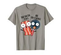 Bad Bacon Juegos de Palabras Son freír Divertido Juego de Palabras de Comida Camiseta