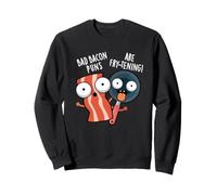 Bad Bacon Juegos de Palabras Son freír Divertido Juego de Palabras de Comida Sudadera