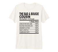 Bad & Bougie Primo nutrición Hecho Divertido primos Hombres Mujeres Camiseta Premium