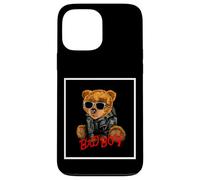 Bad Boy Funny Teddy Bear Illustration Graphic Design Style Carcasa para iPhone 13 Pro MAX