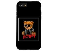 Bad Boy Funny Teddy Bear Illustration Graphic Design Style Carcasa para iPhone SE (2020) / 7/8