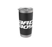Bad Boy Shirts, Cool Bad Boys Fashion Graphic Design Style Vaso térmico de acero inoxidable de doble pared
