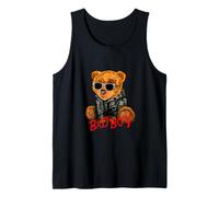 Bad Boy tee Shirt, Funny Teddy Bear Graphic Design Style Fun Camiseta sin Mangas