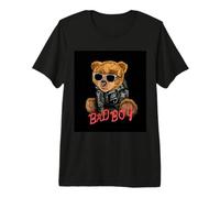 Bad Boy tee Shirts, Funny Teddy Bear Graphic Design Style Camiseta Premium