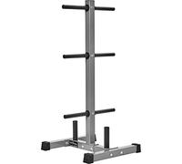Bad Company BCA-98 - Soporte para discos de pesas con 6 soportes para discos de pesas de 30/31 mm (6 soportes para discos de pesas de 30/31 mm, capacidad de carga máxima de 200 kg)