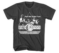 Bad Company Feel Like Makin Love Men's T Shirt On Stage Performance Rock BandBlackXXL