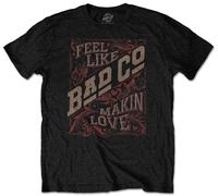 Bad Company 'Feel Like Making Love' (Negro) Camiseta - ¡NUEVO Y OFICIAL