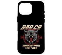 Bad Company Runnin 'with The Pack Wolf Head 1976 Carcasa para iPhone 16 Pro MAX