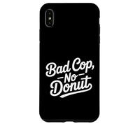 Bad Cop No Donut Divertido Retro Policía Humor Carcasa para iPhone XS MAX