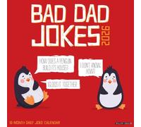 Bad Dad Jokes 2026 Wall Calendar