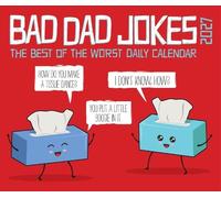 Willow Creek Press, Bad Dad Jokes 2027 - Calendario de caja de 5.4 x 6.2 pulgadas