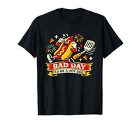 Bad Day To Be A Hot Dog 4 de Julio Picnic Party Laugh Camiseta