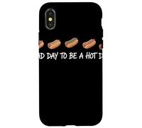 Bad Day To Be A Hot Dog Chiste Barbacoa Humor Verano Foodie Carcasa para iPhone X/XS