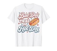 Bad Day To Be A Hot Dog Funny BBQ 4th of July Camiseta