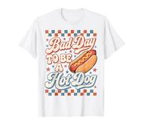 Bad Day To Be A Hot Dog Funny BBQ 4th of July Camiseta
