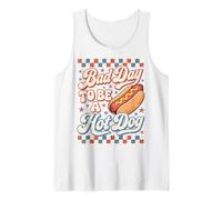 Bad Day To Be A Hot Dog Funny BBQ 4th of July Camiseta sin Mangas