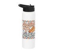 Bad Day To Be A Hot Dog Funny BBQ 4th of July Stainless Steel Insulated Water Bottle