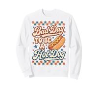 Bad Day To Be A Hot Dog Funny BBQ 4th of July Sudadera