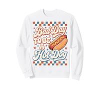 Bad Day To Be A Hot Dog Funny BBQ 4th of July Sudadera